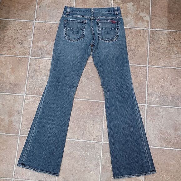 ☆ Blue Cult Vintage Stretch Flare Jeans Size 26 ☆ Made In USA ☆ - Picture 9 of 9